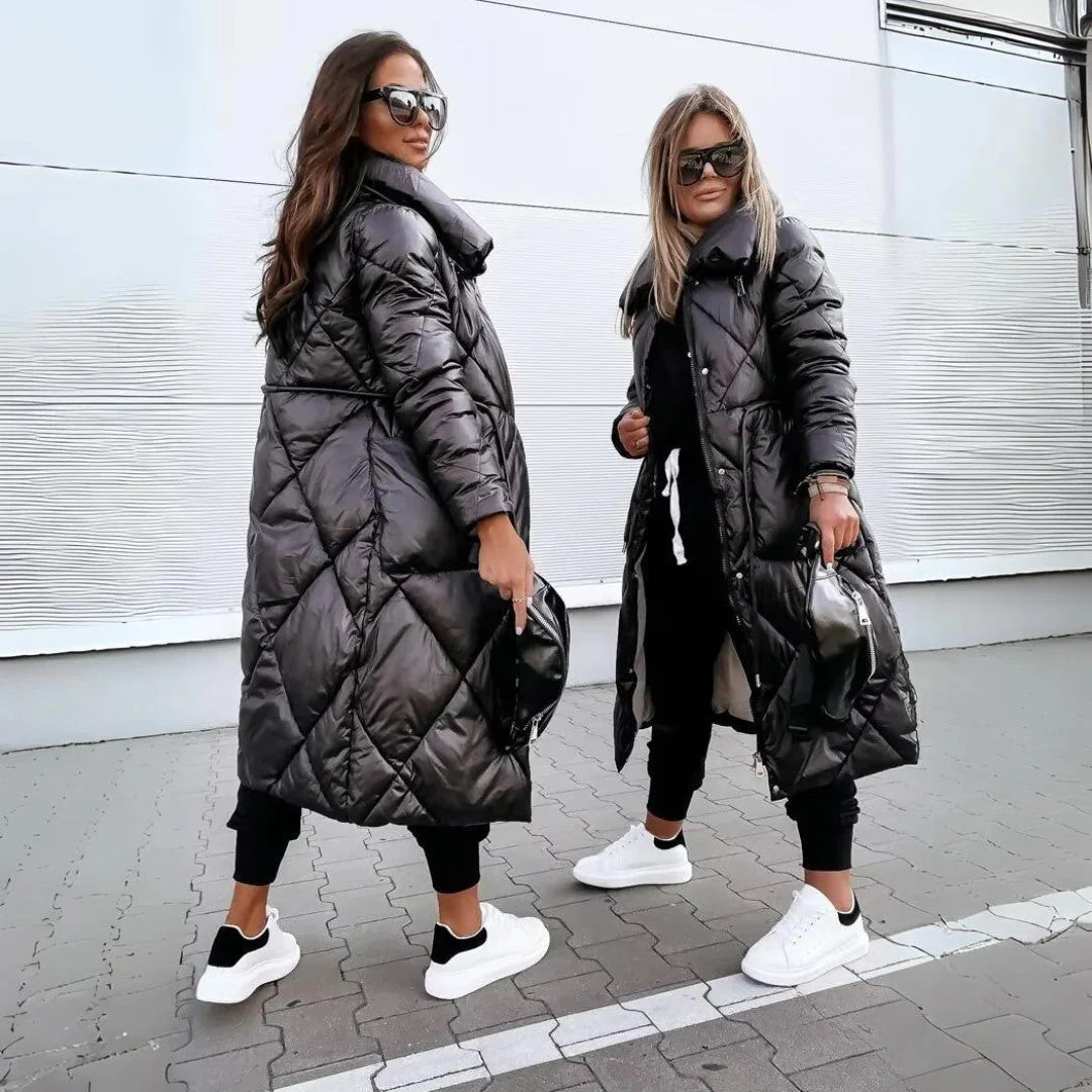 Iris™ manteau d'hiver long matelassé