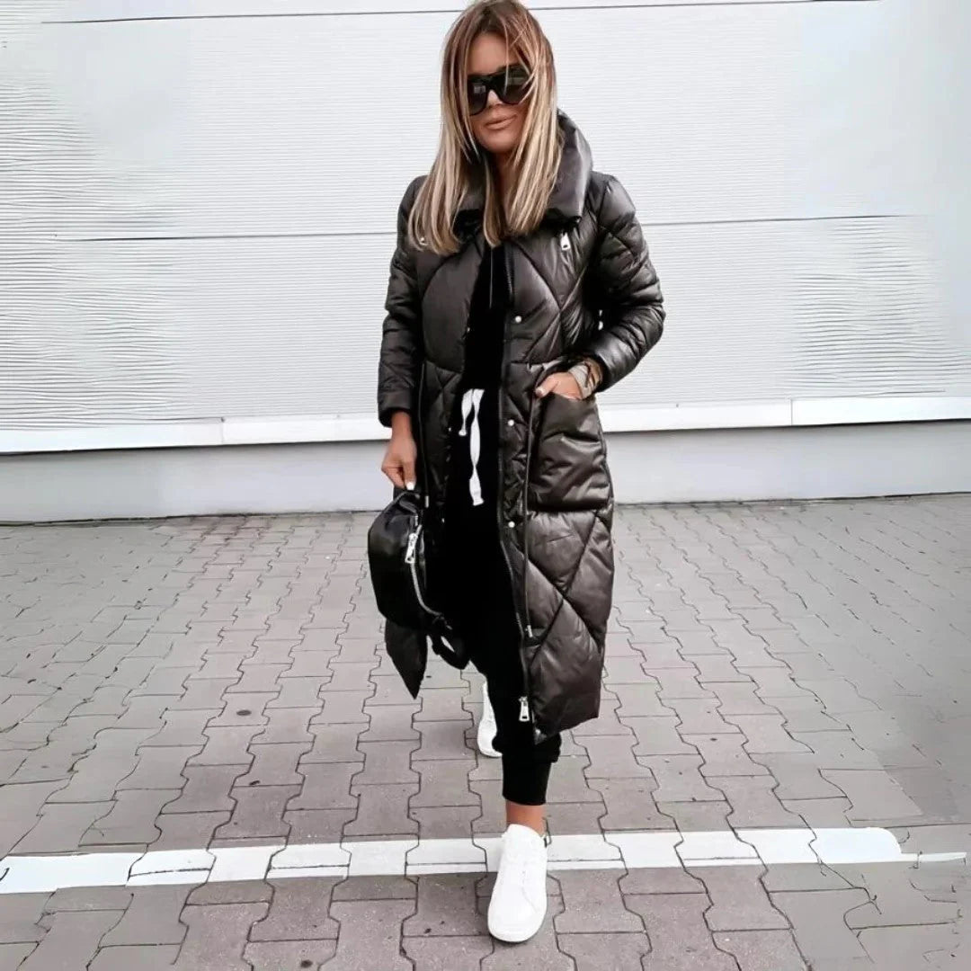 Iris™ manteau d'hiver long matelassé